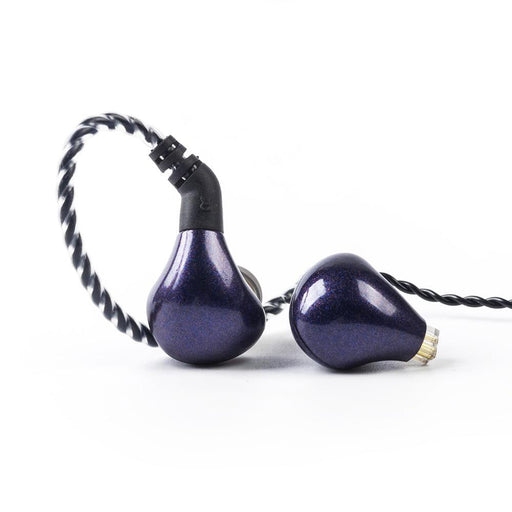 BLON BL-03 HiFi 10mm Carbon Diaphragm Dynamic Driver in-Ear Earphone IEM Earphone HiFiGo Purple With Mic 