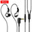 BLON BL-03 HiFi 10mm Carbon Diaphragm Dynamic Driver in-Ear Earphone IEM HiFiGo silver with mic 
