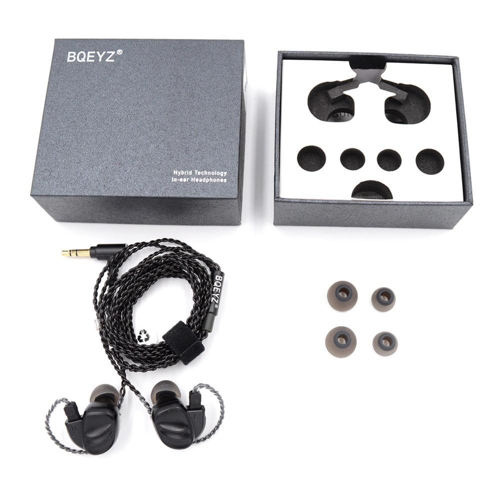 BQEYZ KC2 2BA+2DD Quad Drivers Hybrid In Ear Earphones HiFiGo 