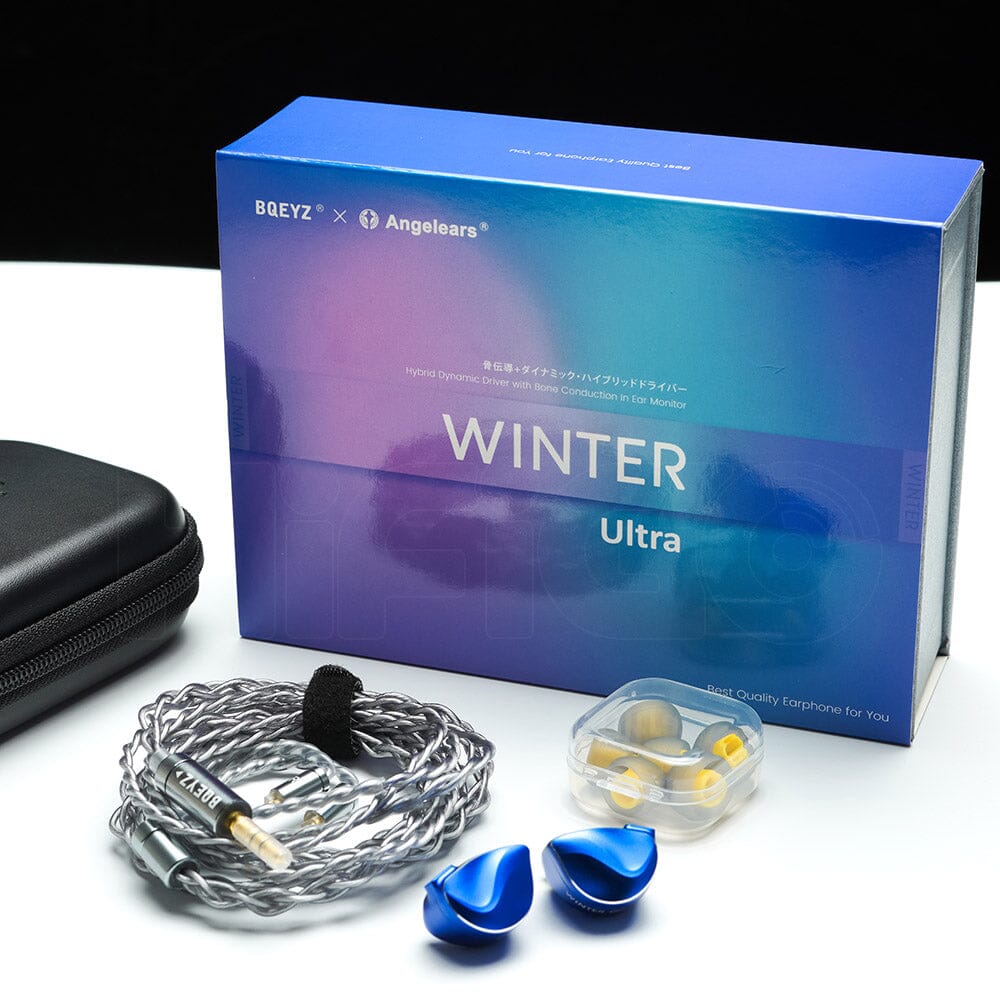 BQEYZ Winter Ultra 1DD+1BC HiFi Dynamic Driver PZT Bone Conduction In-Ear Monitors HiFiGo 