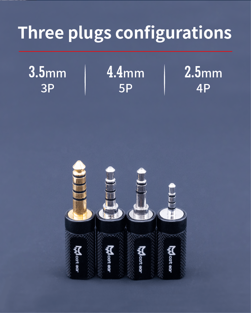 Catear TUXEDO upgrade cable MMCX 2pin 3.5mm 2.5mm 4.4mm HiFiGo 2.5mm 2Pin 