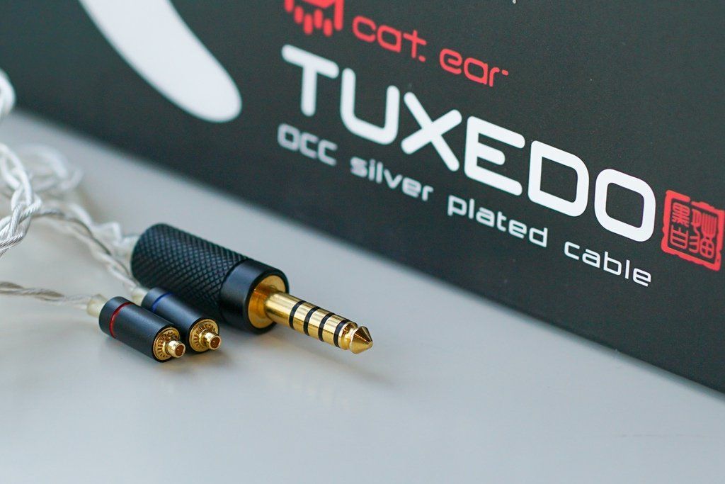 Catear TUXEDO upgrade cable MMCX 2pin 3.5mm 2.5mm 4.4mm HiFiGo 