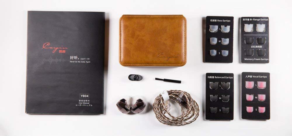 Cayin YB04 in-Ear Monitor with Four Balanced Armature Drivers Earphone HiFiGo 