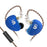 CCA A10 5BA In Ear Earphone 5 Balanced Armature HIFI IEM 2PIN Cable HiFiGo blue with mic 