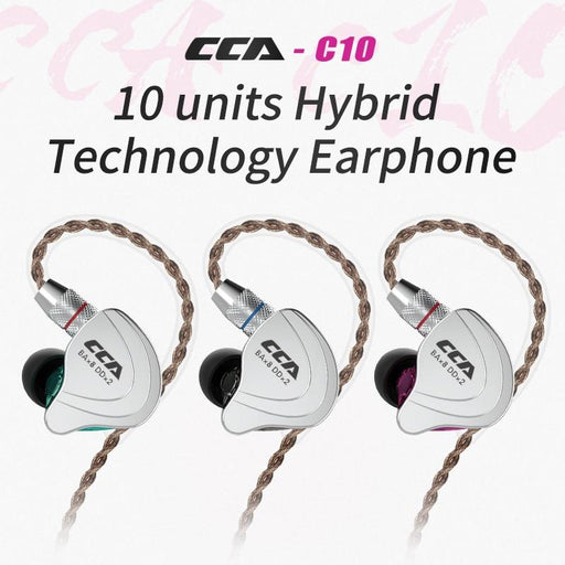 CCA Earphones: C16, C10, A10 Hybird, Balanced Armature HiFi