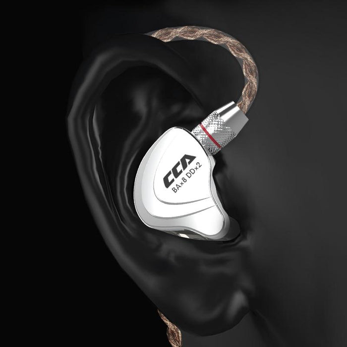 CCA C10 4BA+1DD Hybrid In Ear Earphone HiFiGo 