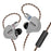 CCA C10 4BA+1DD Hybrid In Ear Earphone HiFiGo black with mic 