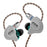 CCA C10 4BA+1DD Hybrid In Ear Earphone HiFiGo cyan no mic 