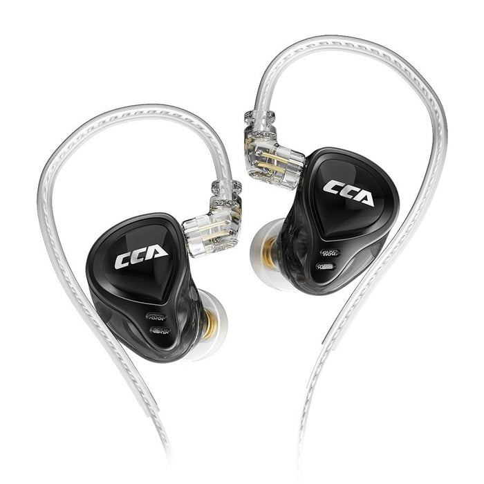 CCA CA16 Pro 7BA+1DD Hybrid In-Ear Monitors HiFiGo Black No MIC 