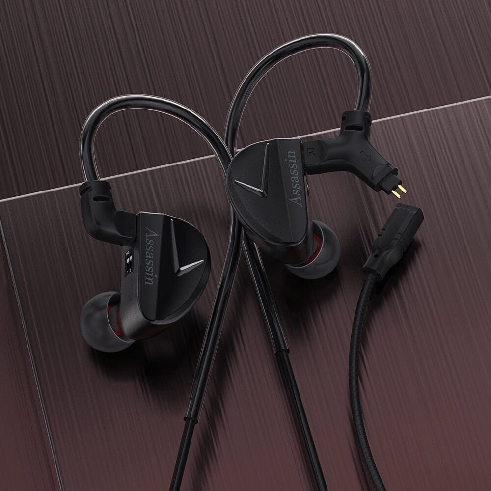 CVJ Assassin 10mm DD + 1 BA + 1 New Vibration Driver Unit Gaming IEMs HiFiGo 