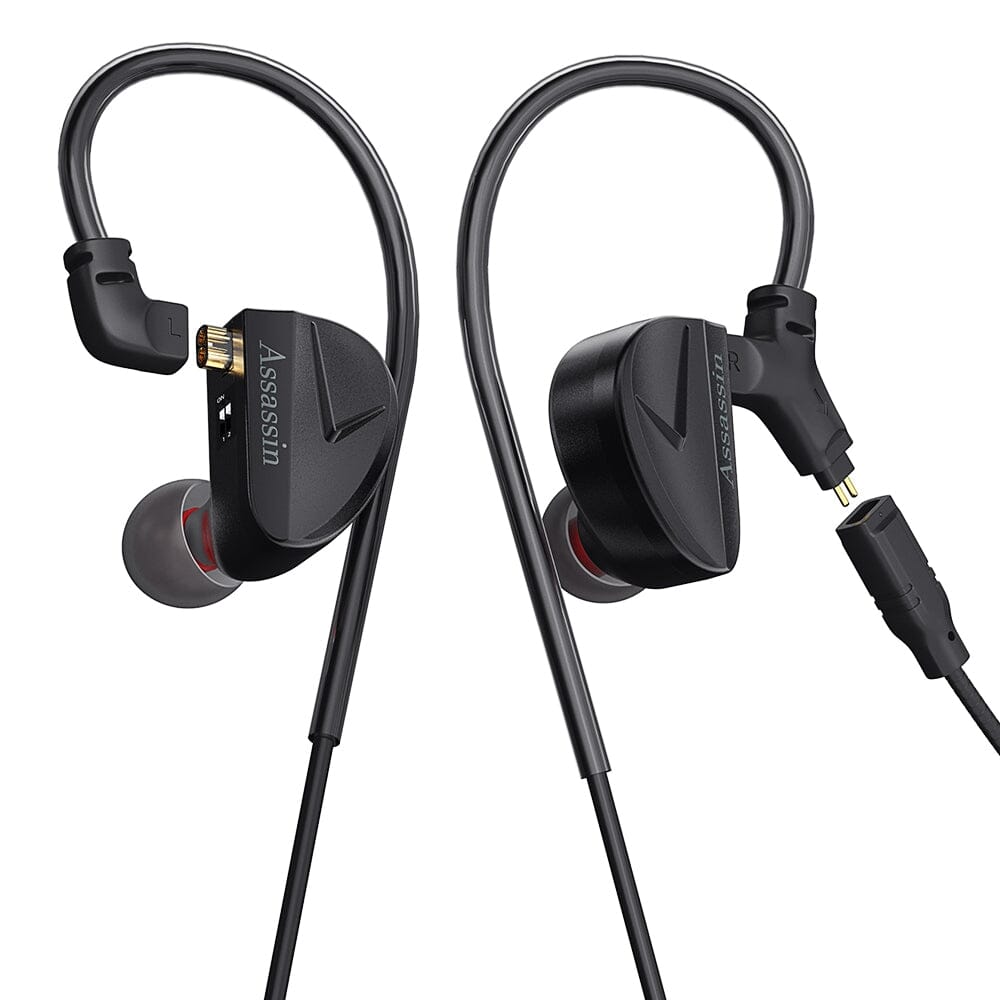 CVJ Assassin 10mm DD + 1 BA + 1 New Vibration Driver Unit Gaming IEMs HiFiGo 