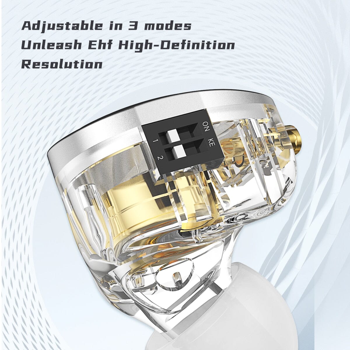 CVJ Nami 1DD+1BA Wired Hybrid In-Ear Earphone Monitors HiFiGo 