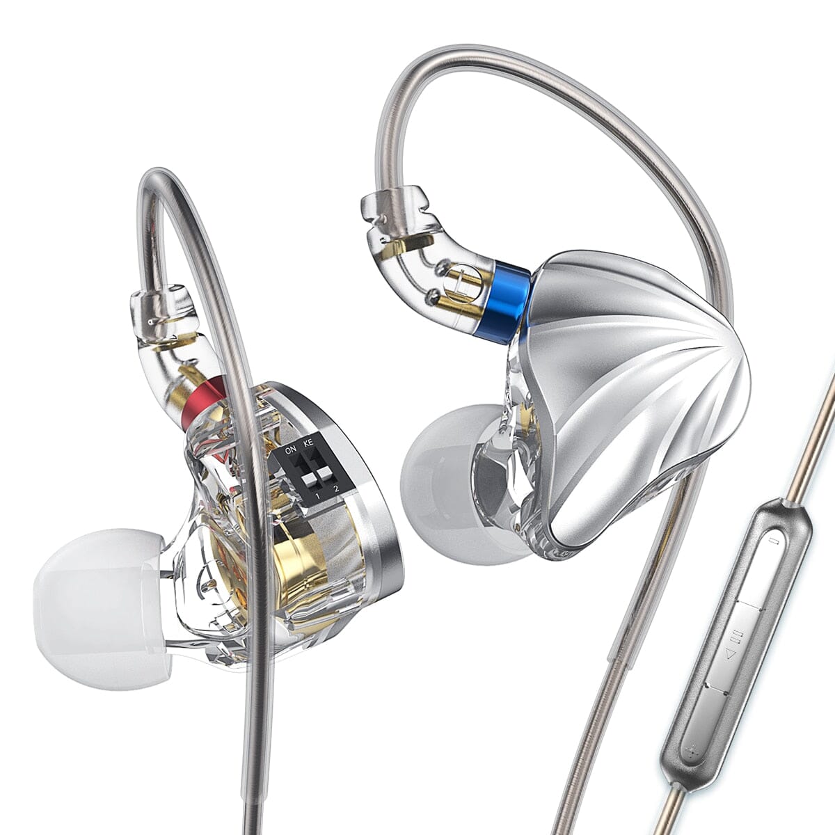 CVJ Nami 1DD+1BA Wired Hybrid In-Ear Earphone Monitors HiFiGo Nami-No Mic 