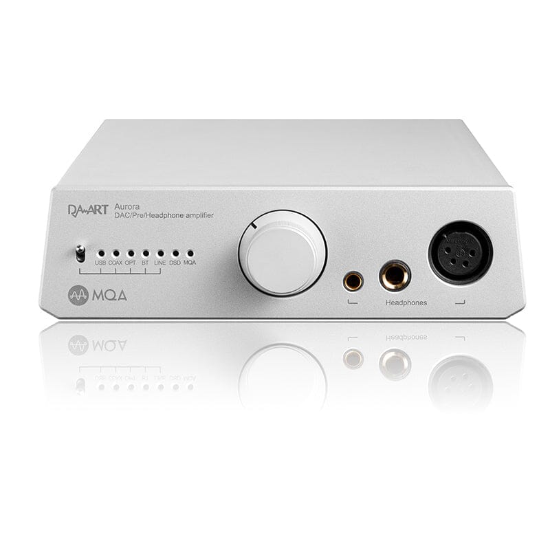 DAART Yulong Aurora MQA ESS9068AS*2 DAC Headphone Amplifier HiFiGo Aurora Silver 