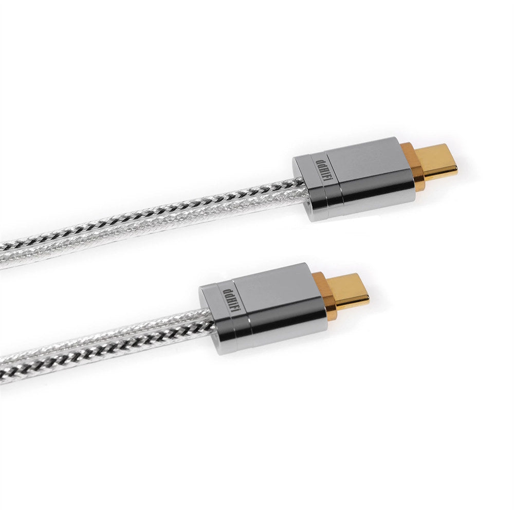DD ddHiFi TC07S Nyx Series Silver Type-C To Type-C HiFi Audiophile USB OTG  Cable (10cm/ 50cm) — HiFiGo