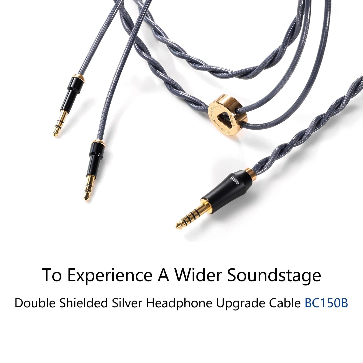 DD ddHiFi BC150B Double Shielded Silver Headphone Upgrade Cable