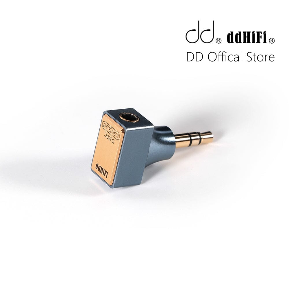 DD ddHiFi DJ30C All-New 3.5mm Female to 3.5mm Male Adapter Audio Adapter HiFiGo 