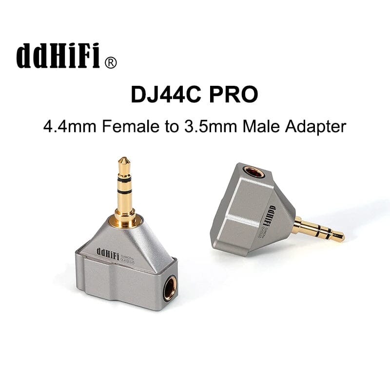 DD ddHiFi DJ44C Pro 4.4mm Female to 3.5mm Male Earphone Adapter Adapters HiFiGo 