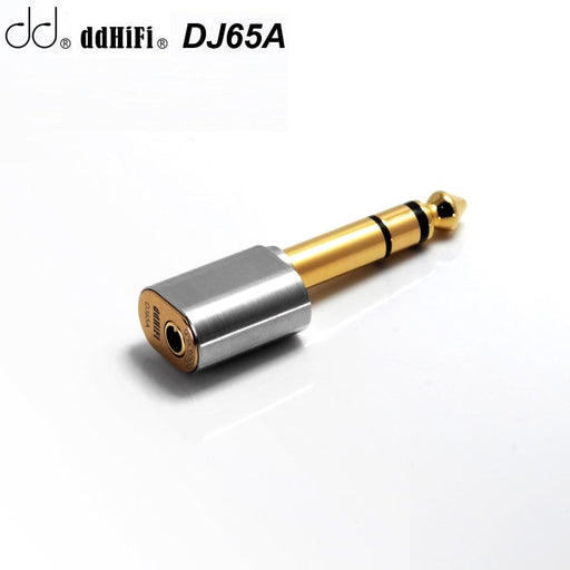 DD ddHiFi DJ65A 3.5mm Female to 6.35mm Male Adapter HiFiGo 