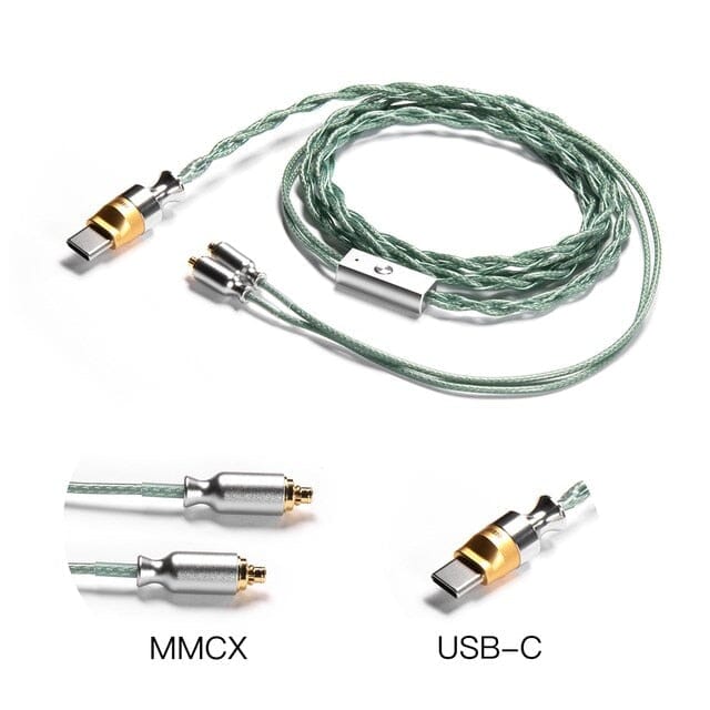 DD ddHiFi M120B All-in-one USB-C & Lightning Earphone Upgrade Cable in MMCX & 0.78 HiFiGo USB-C MMCX 