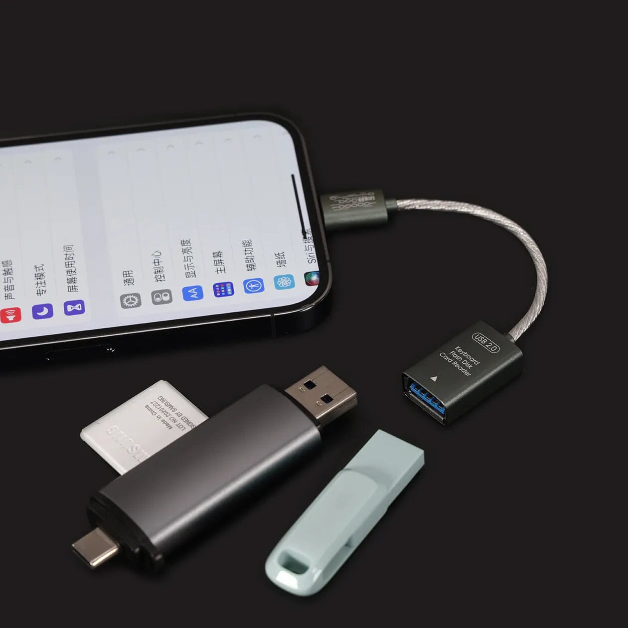 DD ddHiFi MFi06F 2.0 Lightning To USB-A Female OTG Cable cable HiFiGo 