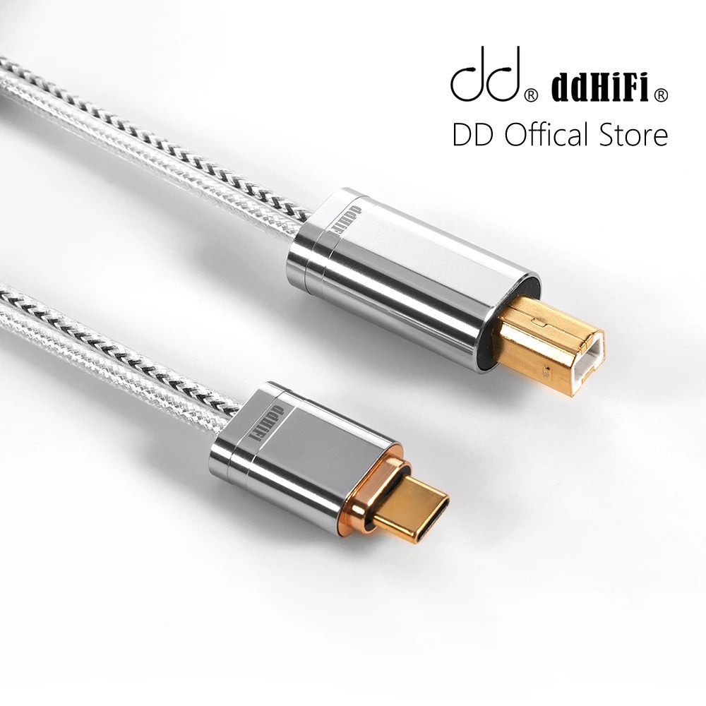 HiFi USB Type C To B Cable USB C To B Audio Data Cable DAC Mobile Phone  Tablet