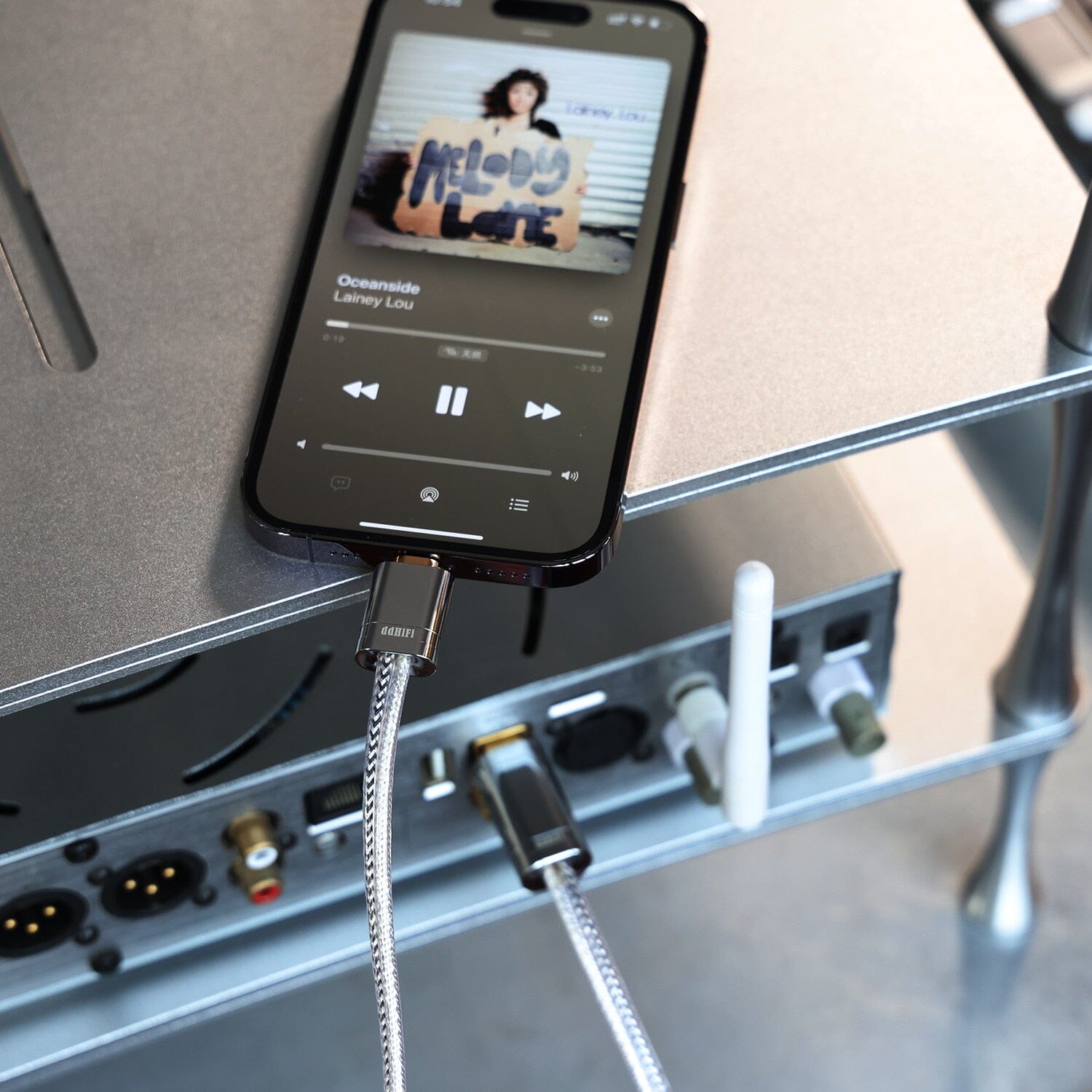 DD ddHiFi TC09BL Lightning To USB-B HiFi Audiophile Cable cable HiFiGo 