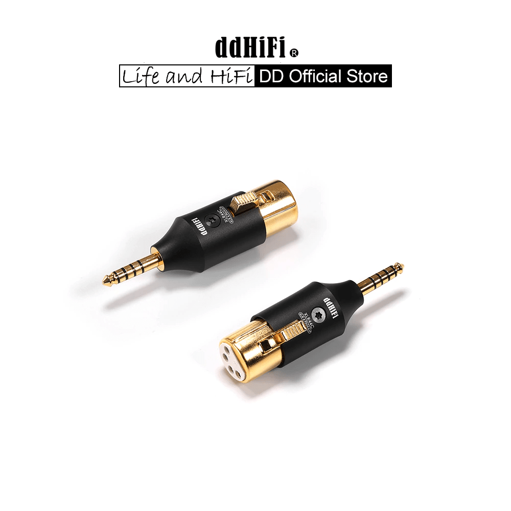 DD ddHiFi XLR44C Balanced XLR 4Pin To 4.4mm Adapter Accessories HiFiGo 
