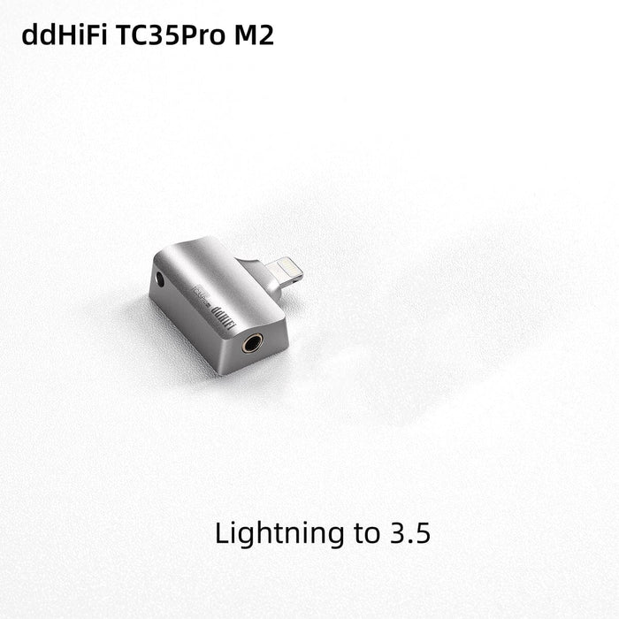 ddHiFi TC35 Pro 2nd Gen Eye2(E2) /Mountain(M2) Type-C / Lightning to 3.5mm DAC Dongle HiFiGo TC35Pro(M2-Lightning) 