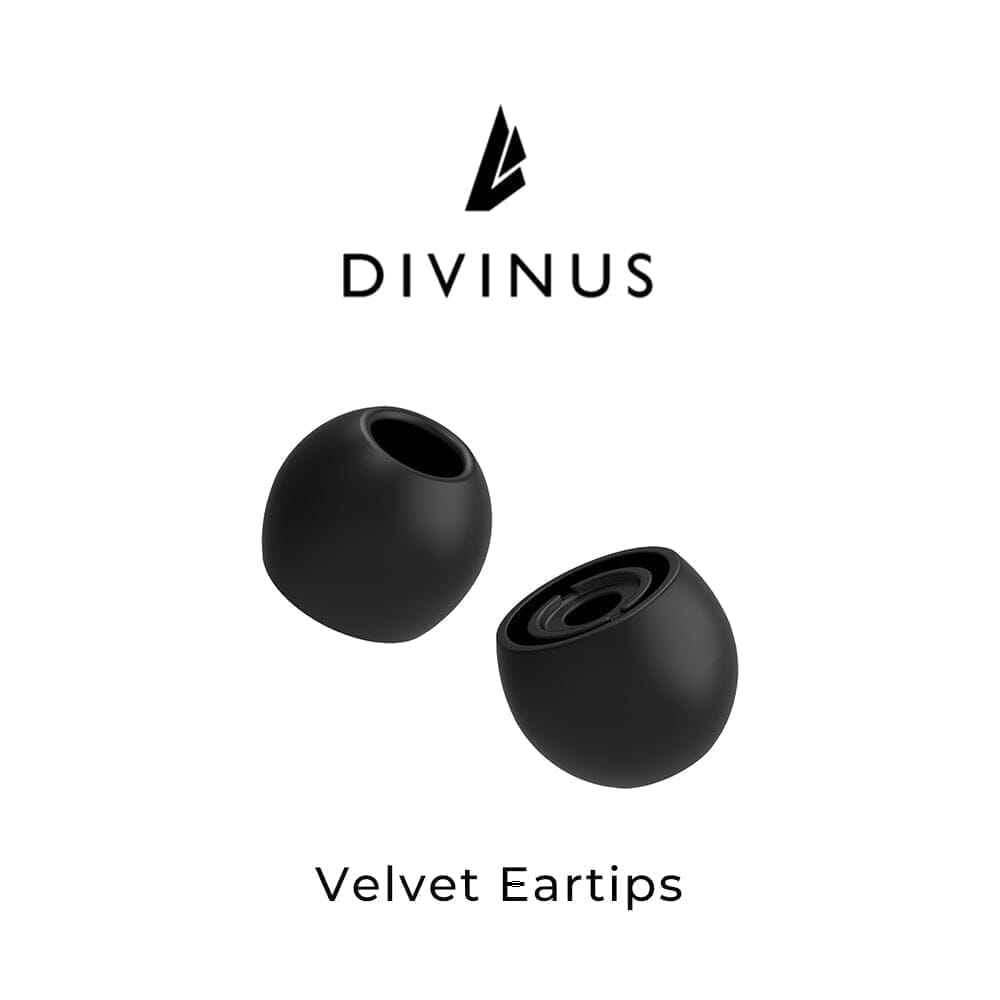 DIVINUS Velvet Silicone Eartips For 3-5mm Nozzle HiFiGo 