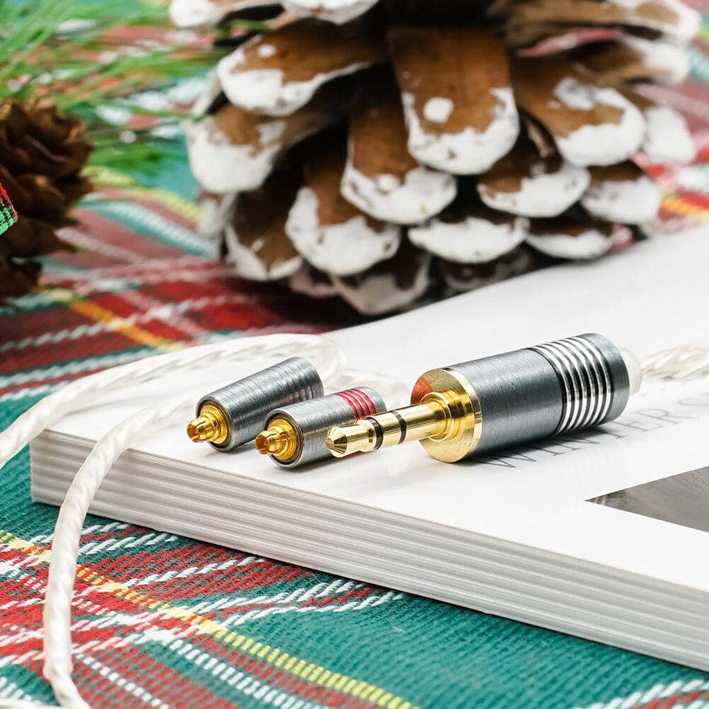 DUNU DUW-01/ DUW1 High-Purity Silver-Plated Copper (OFC) Litz Cable Speakers HiFiGo 