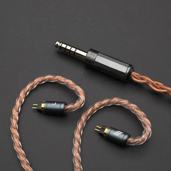 Effect Audio Signature Series ARES S 4 Wires / 8 Wires Earphone Cable With ConX Interchangeable Connector Earphone Cable HiFiGo 