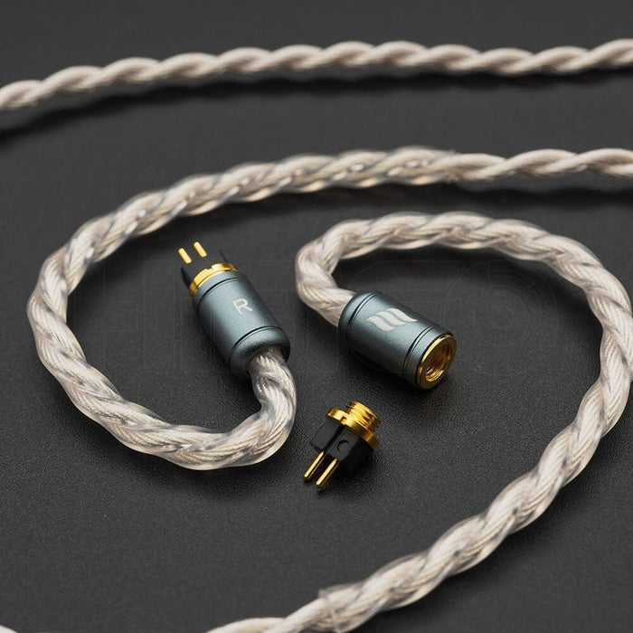 Effect Audio Signature Series CADMUS 4 Wires / 8 Wires Earphone Cable With ConX Interchangeable Connector Earphone Cable HiFiGo 2.5mm ConX 2-Pin (0.78mm) 4 Wires