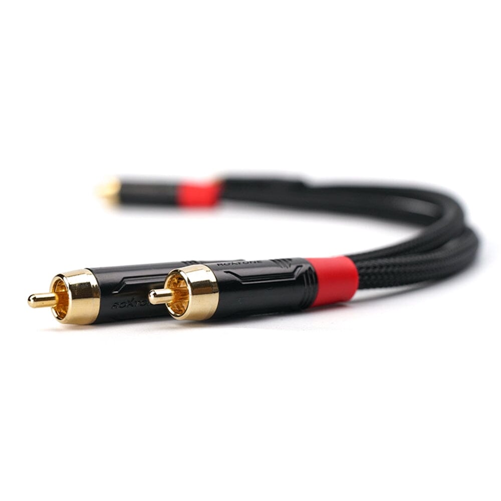Fanmusic C003 RCA Audio Cable 25cm HiFiGo 