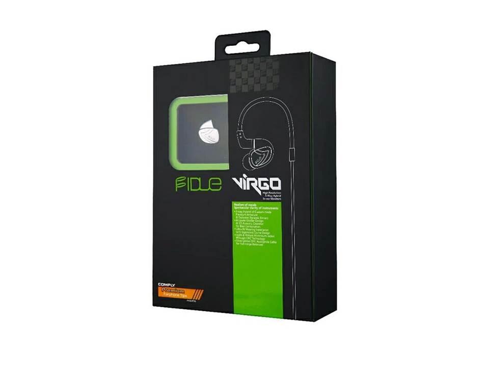 Fidue VIRGO A85 2 Balanced Armature+Dyanmic Driver 2BA+1DD Hybrid In-ear Metal Earphones HiFiGo 