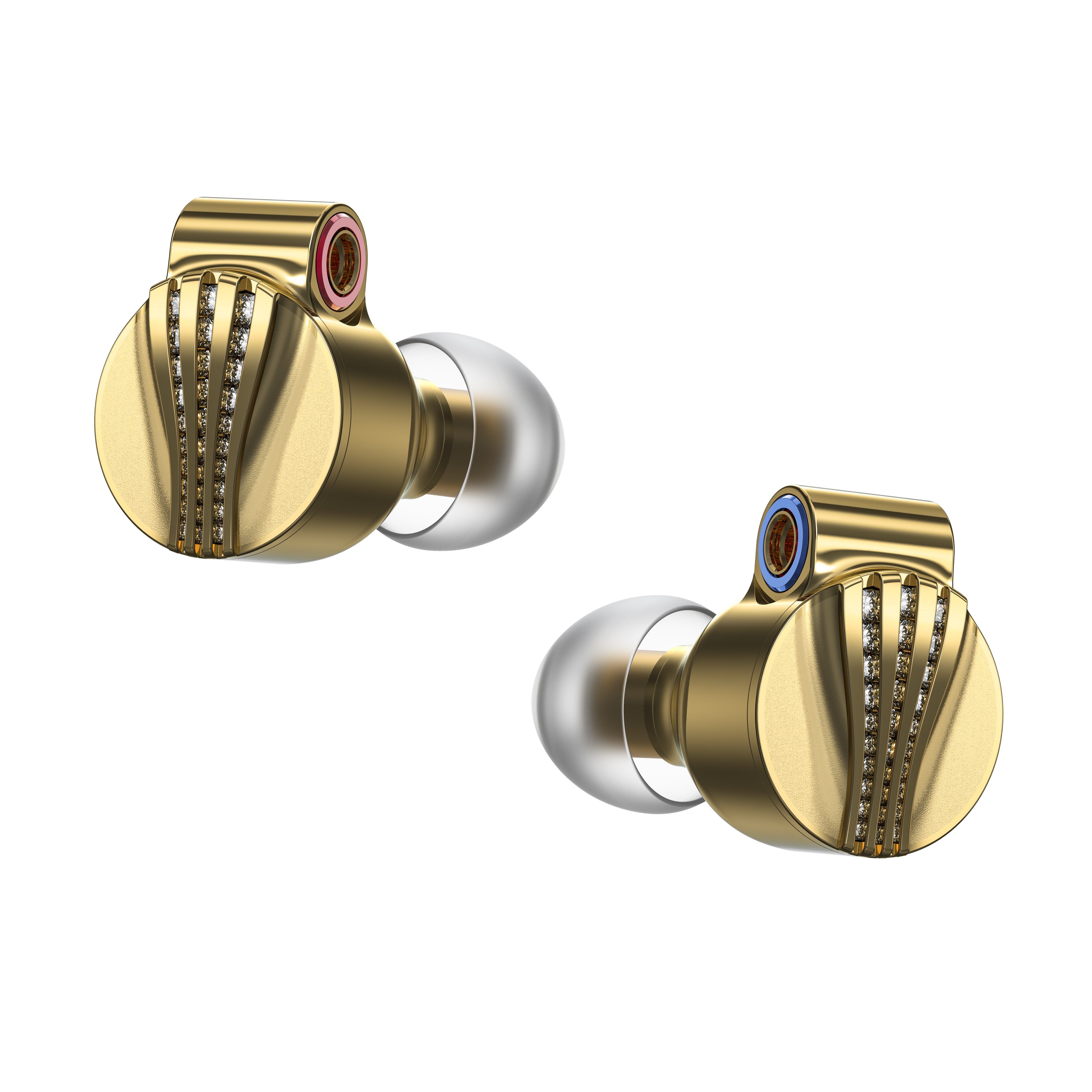 FiiO FDX 14 Anniversary Limited Pure Beryllium Diaphragm 1DD In-Ear Earphone HiFiGo Gold 