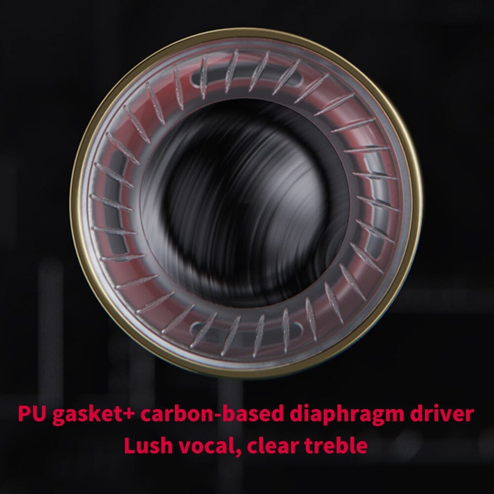 FiiO FF5 Carbon-based 14.2mm Dynamic Driver Earbuds Alumium Shell With 3.5mm/4.4mm MMCX Cable HiFiGo 