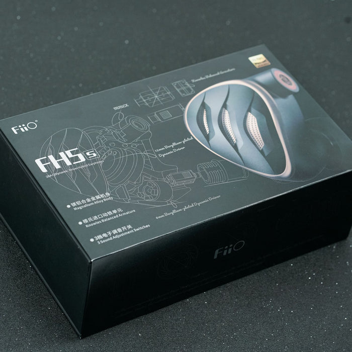 Fiio FH5s 2DD 2BA IEMs Hybrid 4-driver In-Ear Earphone HiFiGo 