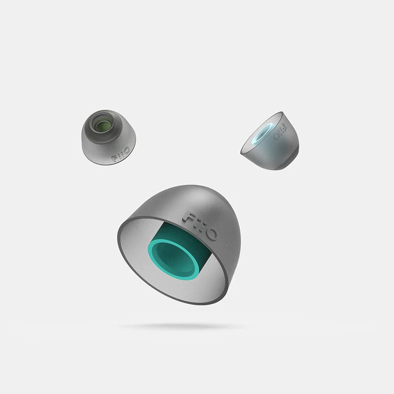 FiiO HS18 Silicon 0.4mm Thick Eartips (6 pairs) For Nozzle 5.0mm-6.5mm HiFiGo 