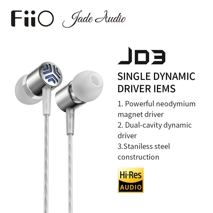 FiiO JadeAudio JD3 HiFi Earphone HiFiGo 