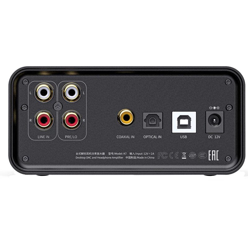 FiiO K7 Balanced HiFi Decktop DAC Headphone Amplifier Headphone AMP DAC HiFiGo 