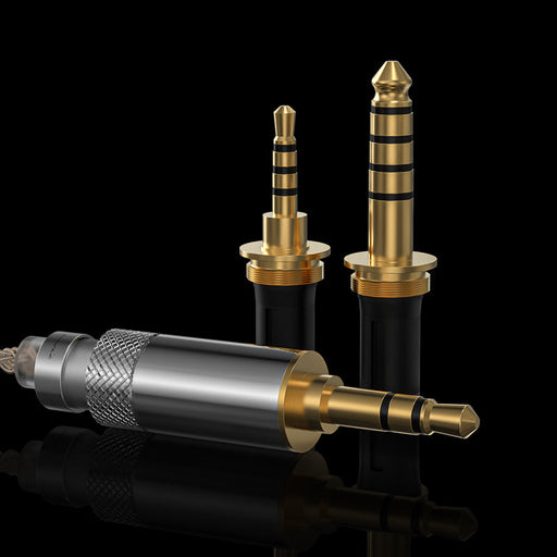 FiiO LC-RE Pro 2022 MMCX Gold-Silver-Copper Swappable Plug Earphone Cable For FiiO FH9/FH7/FA9/Shure HiFiGo 