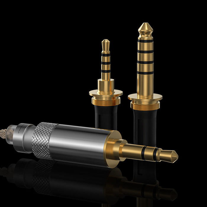FiiO LC-RE Pro 2022 MMCX Gold-Silver-Copper Swappable Plug 