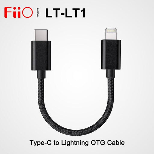 Fiio LT-LT1 Type-C to Lightning OTG Cable for iOS Connect BTR5 BTR3K Q3 Q5S-TC K9 HiFiGo 