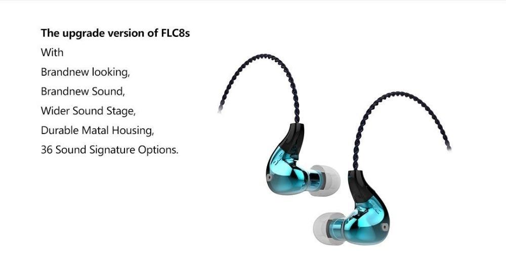 FORREST FLC8N Hybrid Dual Balanced Armature Dynamic Earphones HiFiGo 