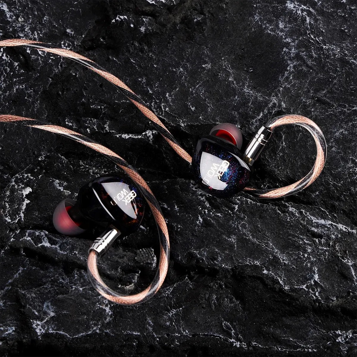 Geek Wold GK200 6BA+2DD+2PZT Hybrid Driver In-Ear Monitor HiFiGo 