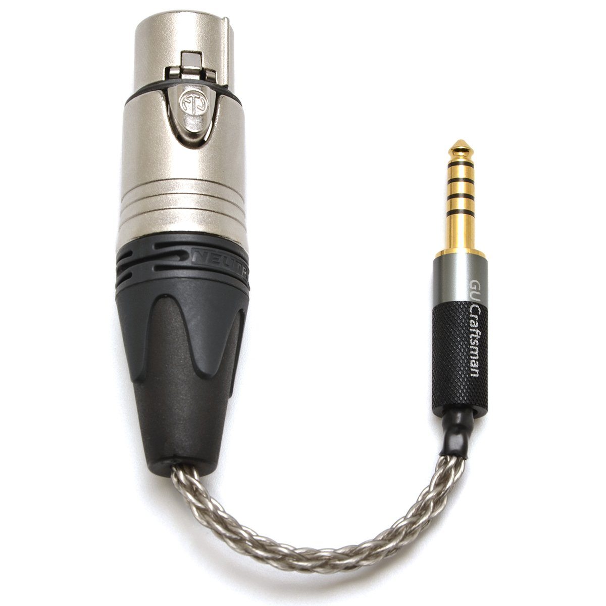 Gucraftsman 4pin XLR female to 4.4mm male adapter