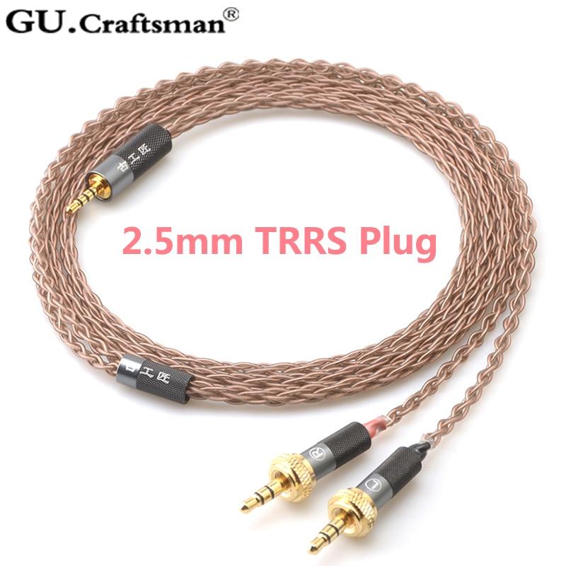 GUCraftsman 6N OCC Copper Headphone Cable for Sony MDR-Z1R MDR-Z7