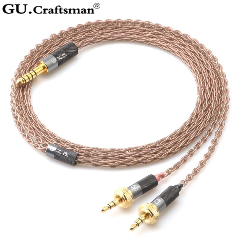 GUCraftsman 6N OCC Copper Headphone Cable for Sony MDR-Z1R MDR-Z7 MDR-Z7M2 HiFiGo 