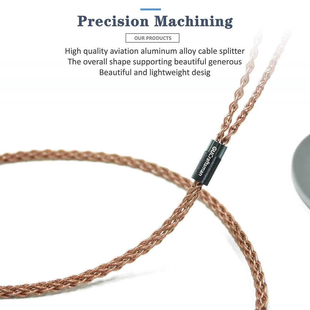 6N OCC Copper Headphone Cable hd700 4Pin XLR 2.5MM/4.4MM Balance